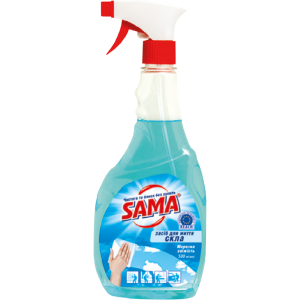 SAMA stiklų ir veidrodžių valiklis "Šalčio gaivumas" 500ml.